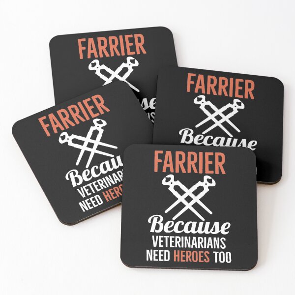 Item preview, Farrier Because Veterinarians Need Heroes Too Gift For Farriers designed and sold by Luna1Shop.