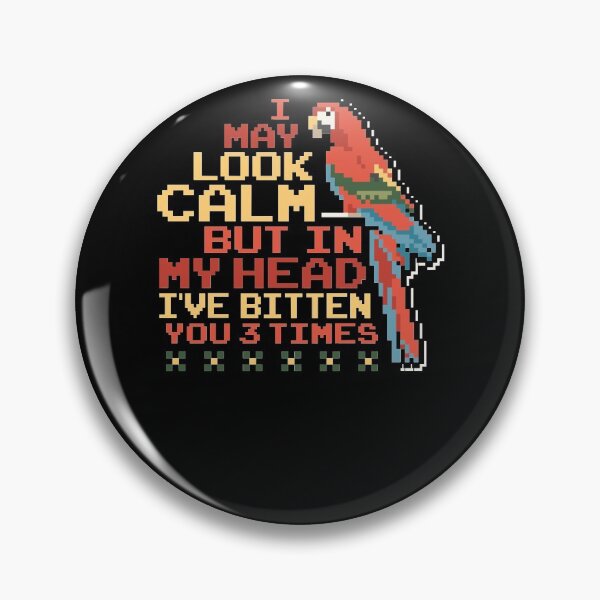 Item preview, I May Look Calm Funny Bird Essential T-Shirt designed and sold by HeleneWolff.