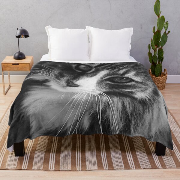 Item preview, Cute Black and White Cat (Sepia) designed and sold by KeleCo.