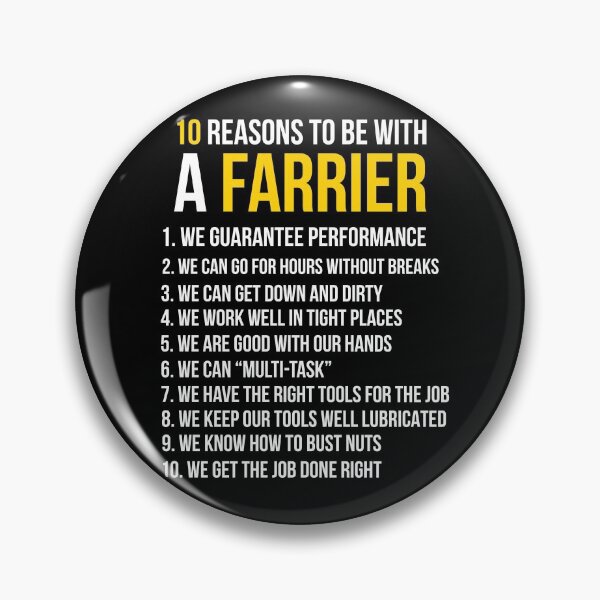 Item preview, 10 Reasons To Be With A Farrier designed and sold by Luna1Shop.
