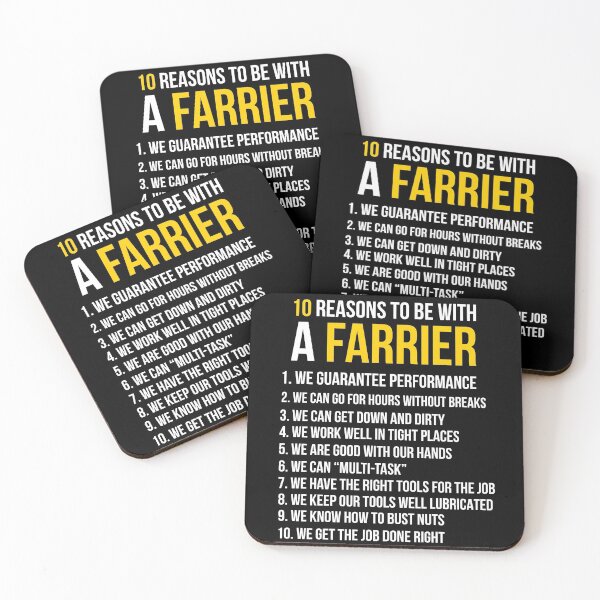 Item preview, 10 Reasons To Be With A Farrier designed and sold by Luna1Shop.
