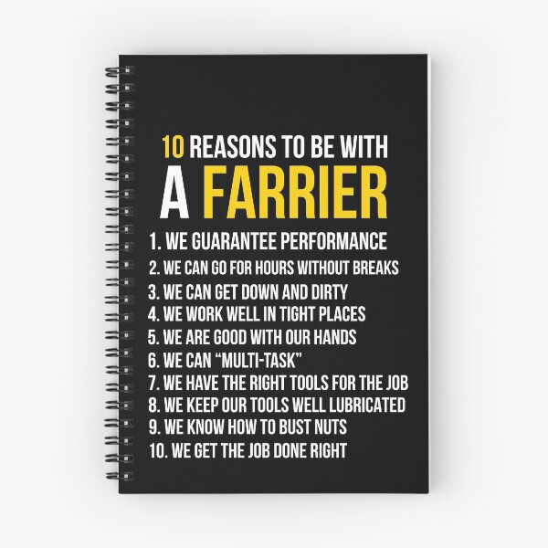 Item preview, 10 Reasons To Be With A Farrier designed and sold by Luna1Shop.