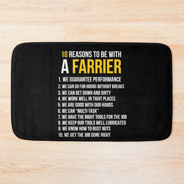 Item preview, 10 Reasons To Be With A Farrier designed and sold by Luna1Shop.