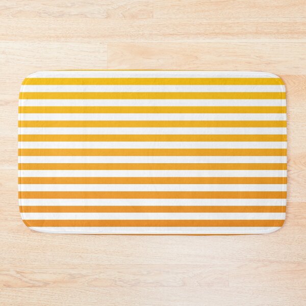 Item preview, White and yellow orange gradient striped line pattern designed and sold by BLMcreations.