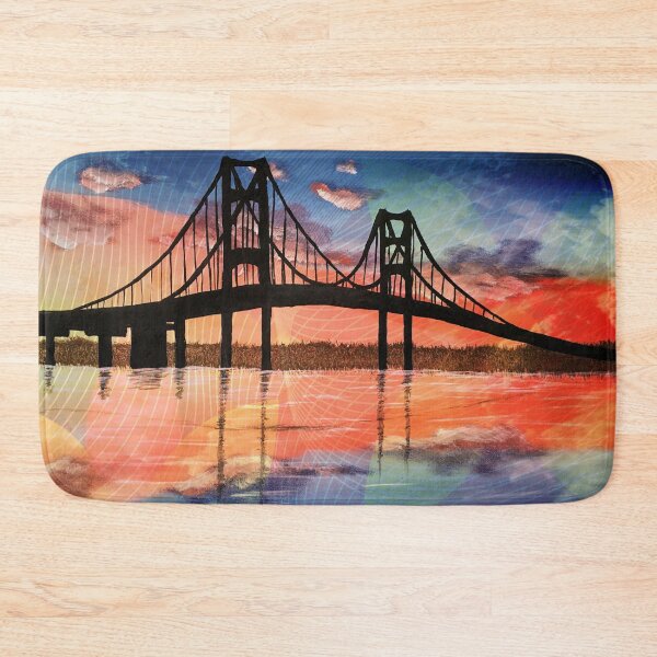 Item preview, Mackinac Bridge Geometric designed and sold by SistersInArtN.