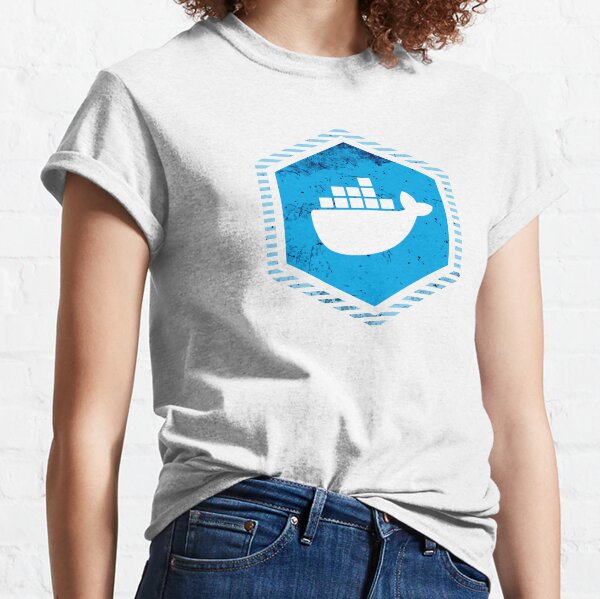 Docker Logo Vintage #1 (Light) Classic T-Shirt