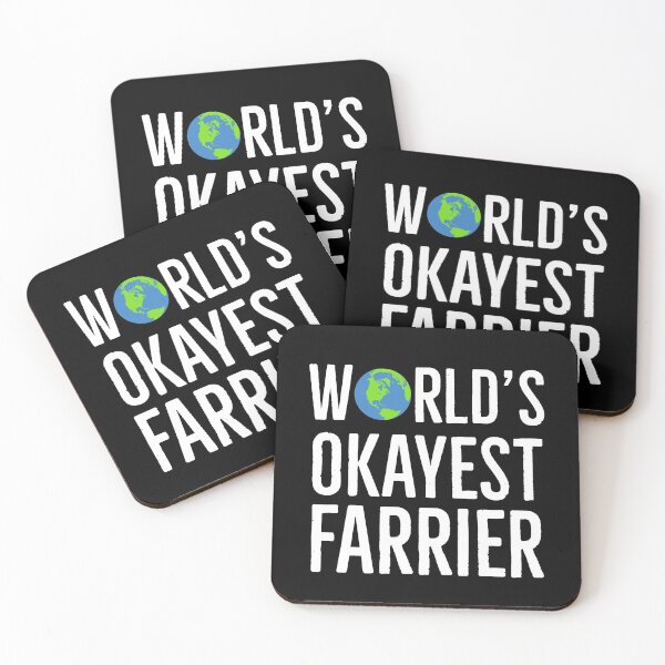 Item preview, Worlds Okayest Farrier designed and sold by Luna1Shop.