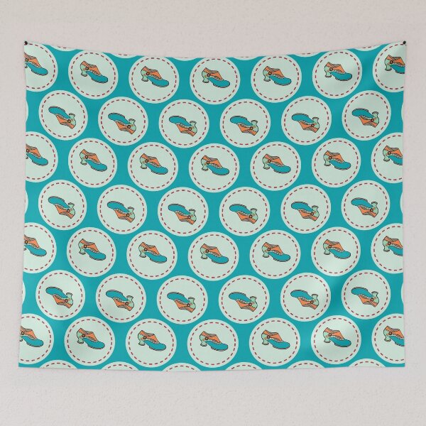 Item preview, Fluevog Achiever Shoe Turquoise and Orange designed and sold by anne m bray.
