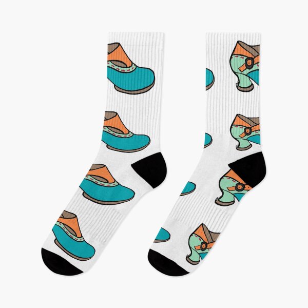 Item preview, Fluevog Achiever Shoe Turquoise and Orange designed and sold by anne m bray.