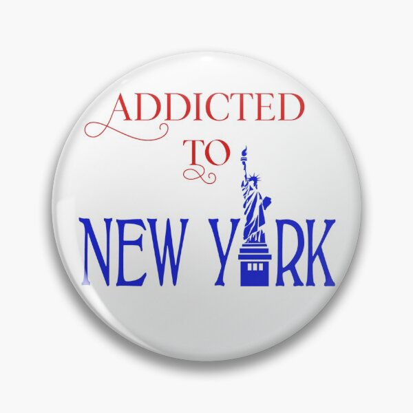 Item preview, Addicted To New York City Stylish Red and Blue designed and sold by WhimsicaliTee.