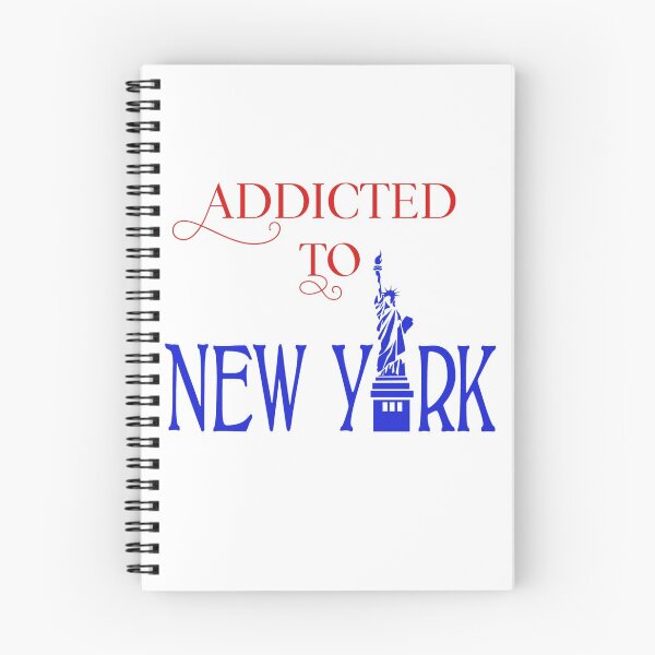 Item preview, Addicted To New York City Stylish Red and Blue designed and sold by WhimsicaliTee.