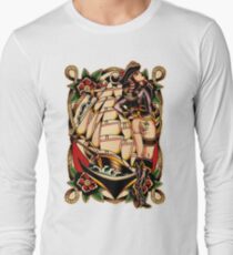 Sexy Pirate Girl Long Sleeve T-Shirt