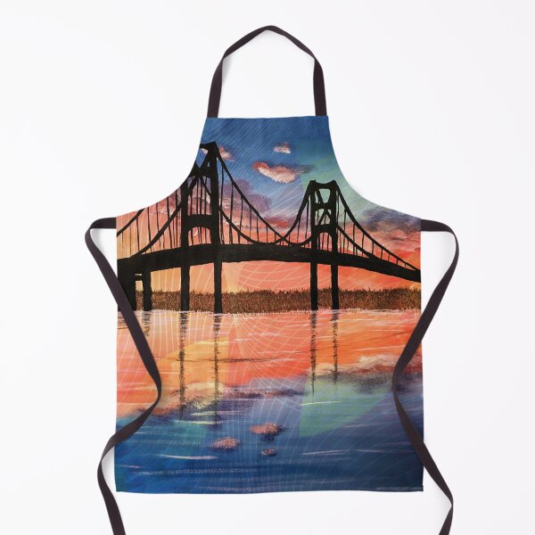 Item preview, Mackinac Bridge Geometric designed and sold by SistersInArtN.