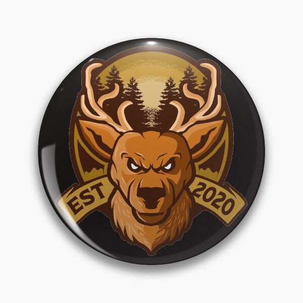 Item preview, deer head artwork designed and sold by MollinS7.