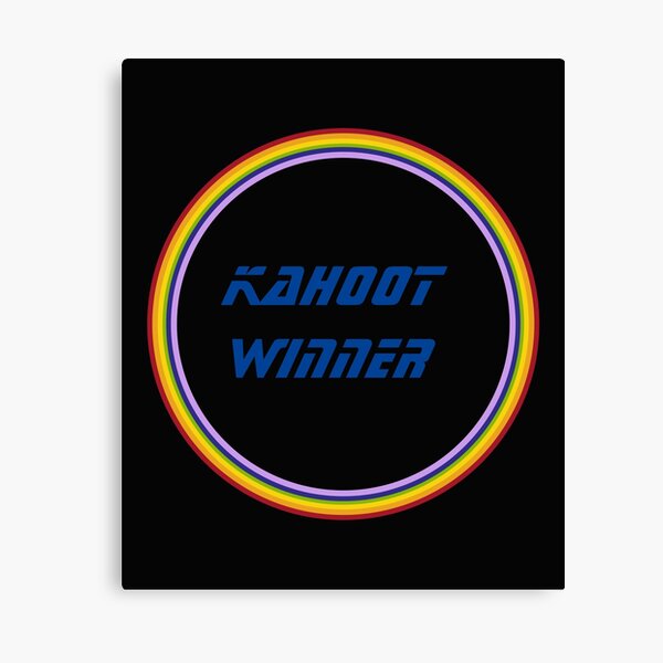 kahoot winner Canvas Print