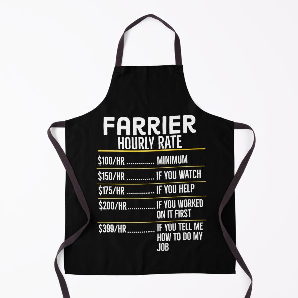 Item preview, Farrier Hourly Rate Funny Gift designed and sold by Luna1Shop.