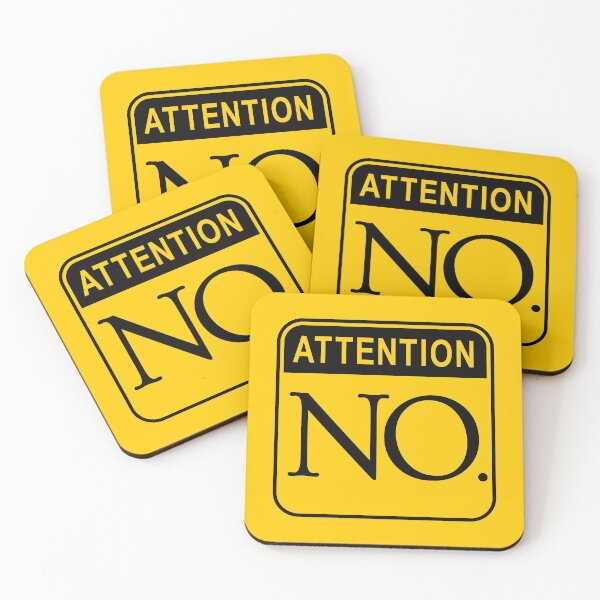 Item preview,  ATTENTION!! No is a full sentence. No is a Complete Sentence Just NO!  designed and sold by MADINKSHOP.