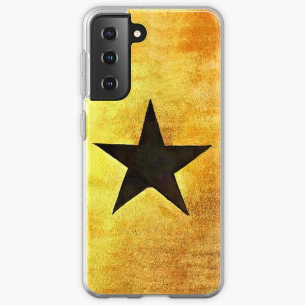Black and Golden Star Samsung Galaxy Soft Case