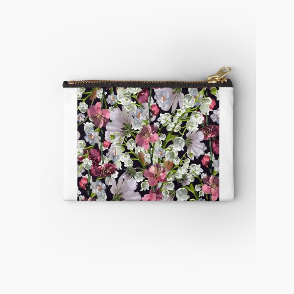 Item preview, digital flower design on black background designed and sold by cemreyigitsahin.
