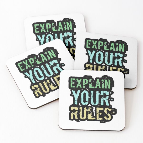Item preview, Explain your rules designed and sold by Caesar-store.