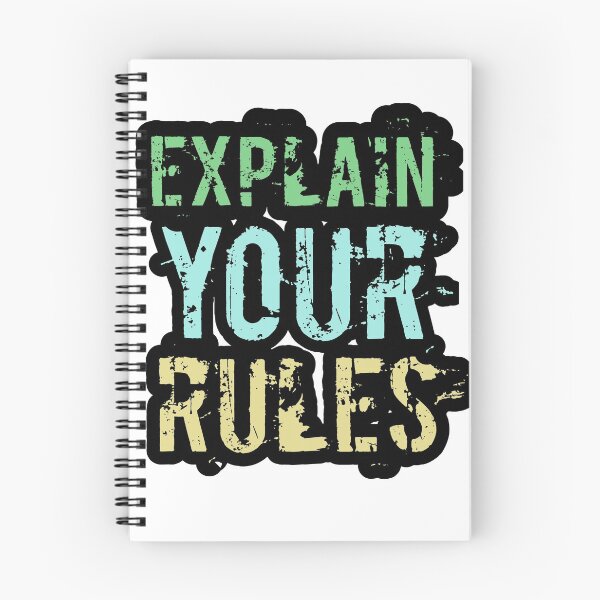 Item preview, Explain your rules designed and sold by Caesar-store.