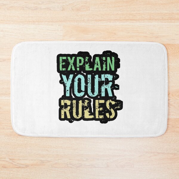Item preview, Explain your rules designed and sold by Caesar-store.