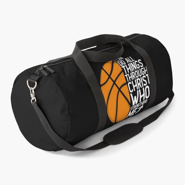 Item preview, Christian Basketball I Can Do All Things Through Christ Philippians 4:13 Bible Verse Inspirational Player Gift designed and sold by alenaz.