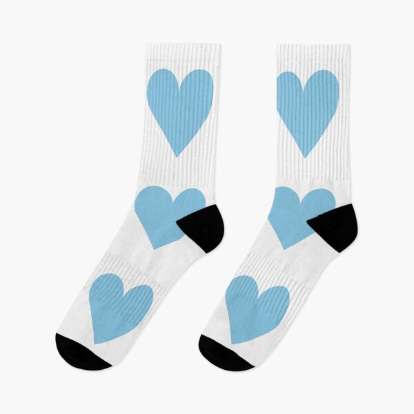 Item preview, Large BABY BLUE & WHITE LOVE HEARTS designed and sold by RachelMacht.