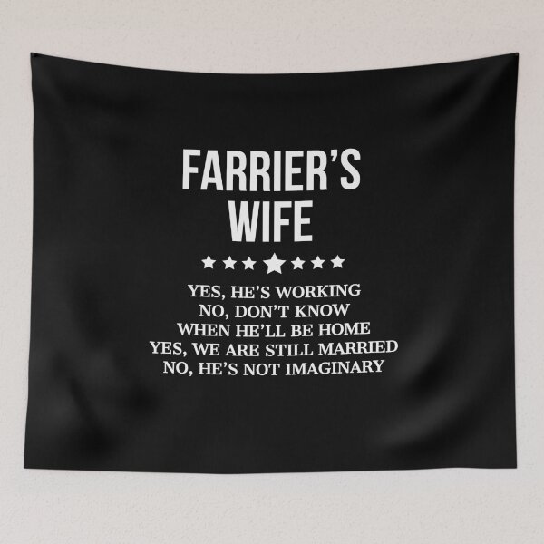Item preview, Farriers Wife Funny Gift designed and sold by Luna1Shop.