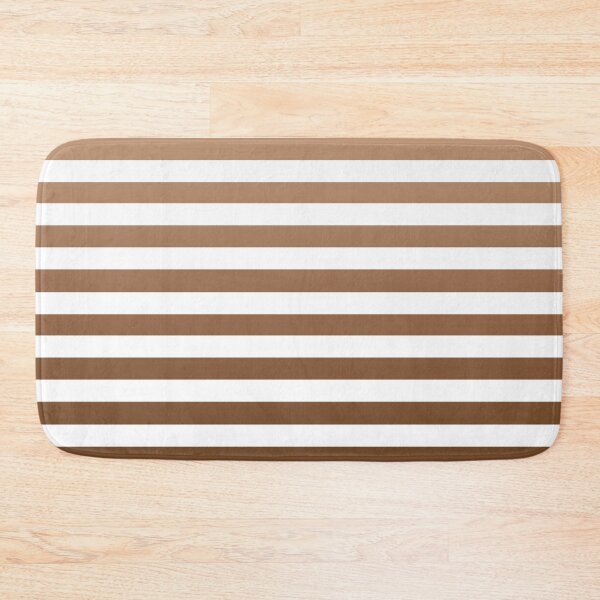 Item preview, White and brown tan gradient striped line pattern designed and sold by BLMcreations.