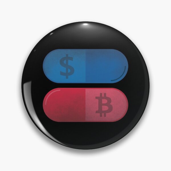 Item preview, Bitcoin Redpill Fiat Bluepill V2 designed and sold by Aetha.