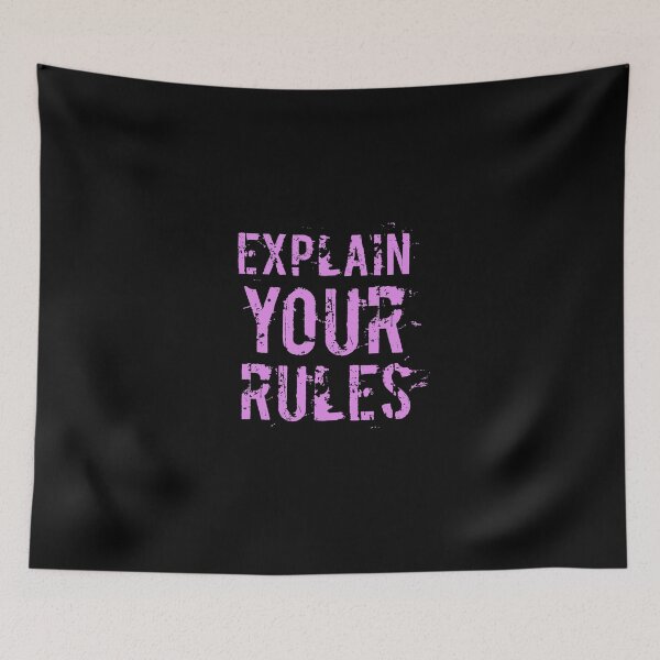 Item preview, Explain your rules designed and sold by Caesar-store.