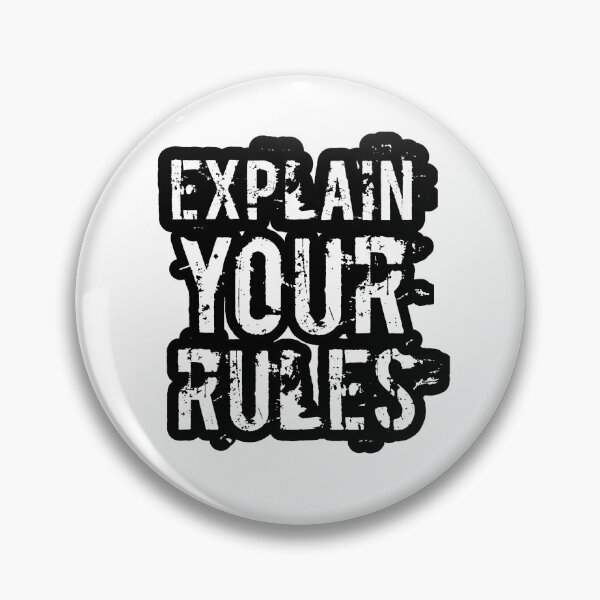 Item preview, Explain your rules designed and sold by Caesar-store.