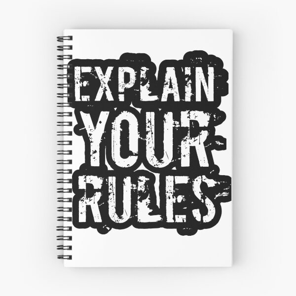 Item preview, Explain your rules designed and sold by Caesar-store.