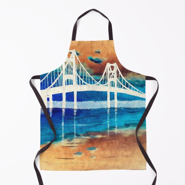 Item preview, Mackinac Bridge Inverse Color designed and sold by SistersInArtN.