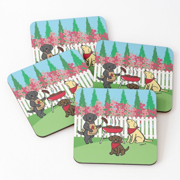 Item preview, BBQ Time Labradors! designed and sold by HappyLabradors.