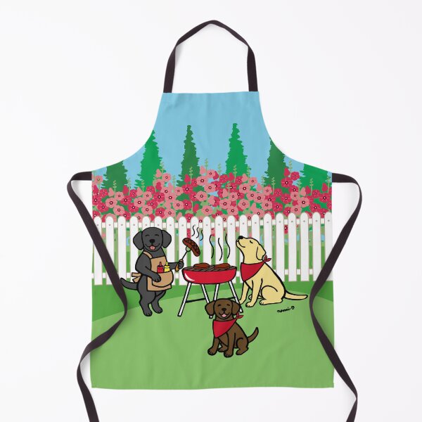 Item preview, BBQ Time Labradors! designed and sold by HappyLabradors.
