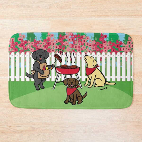 Item preview, BBQ Time Labradors! designed and sold by HappyLabradors.