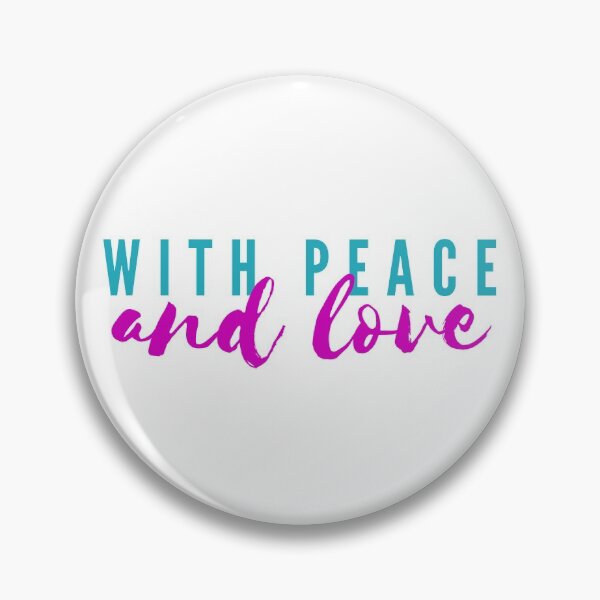 Item preview, With Peace And Love designed and sold by ladylaughprints.