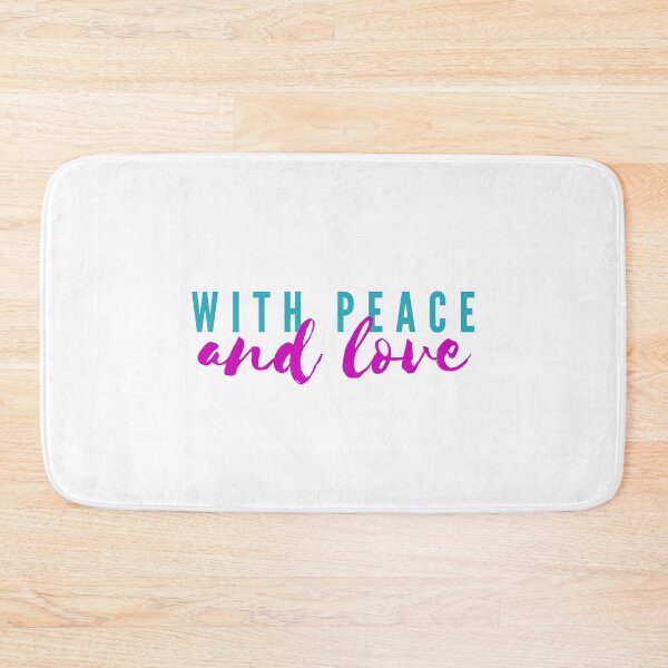 Item preview, With Peace And Love designed and sold by ladylaughprints.