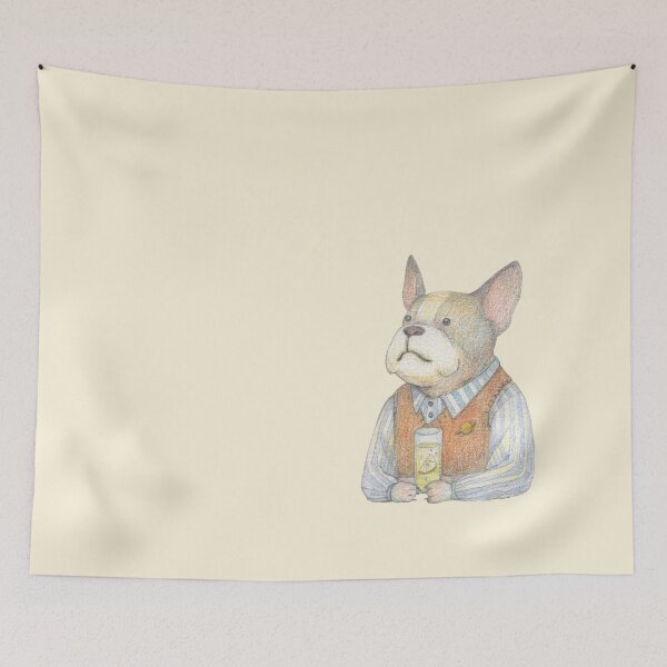 Item preview, French Bulldog and Gin Tonic designed and sold by hahaha-creative.