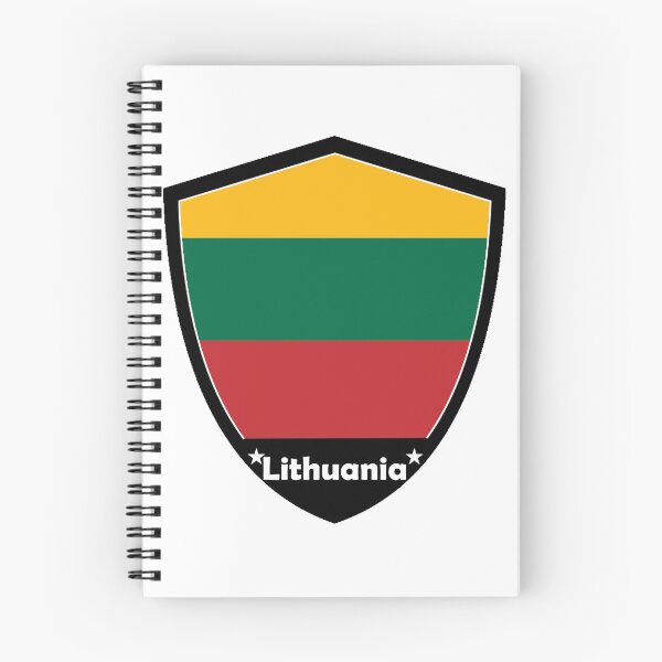 Item preview, Lithuania Flag Badge designed and sold by Gina-Driada.