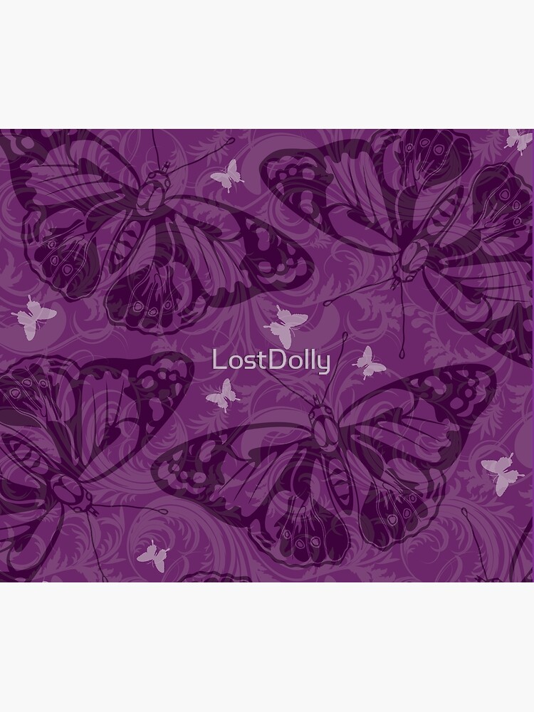 Disover Purple Butterfly Pattern Quilt