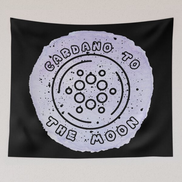 Item preview, Cardano to the moon | ADA blockchain designed and sold by EmotionArt.