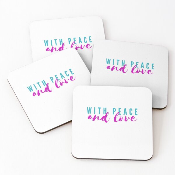 Item preview, With Peace And Love designed and sold by ladylaughprints.