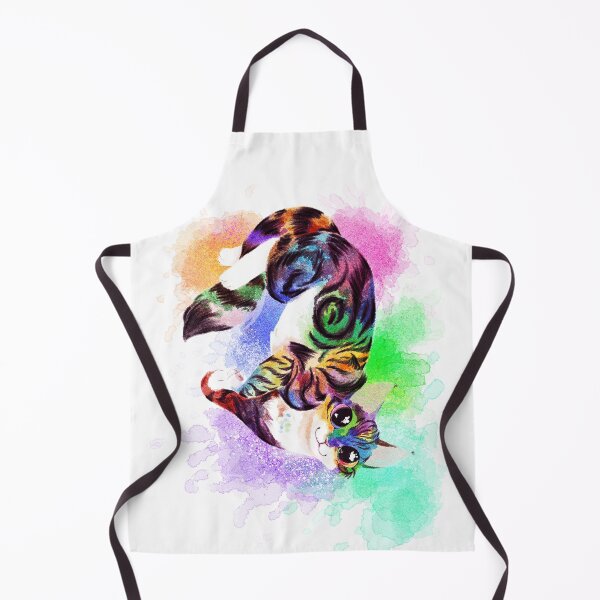 Item preview, Watercolour splash tabby cat designed and sold by Kristoffersson.