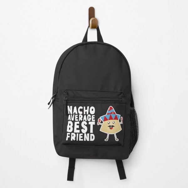 Item preview, Nacho Average Best Friend- Cute and Funny Nacho with Moustache Wearing Mexican Hat While Playing Maracas Illustrations Design designed and sold by NightGleam.