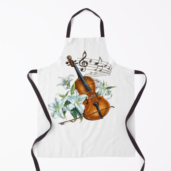 Item preview, Floral Violin-Cello for white designed and sold by Kim Leex.