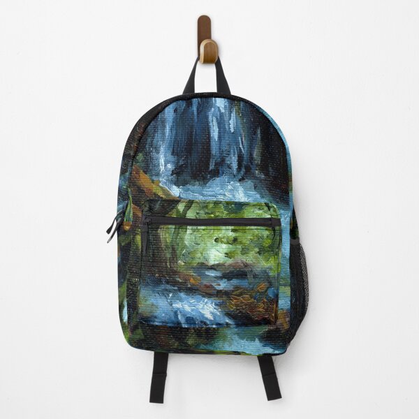 Item preview, Rich Jungle Waterfall | Original Oil Impressionism designed and sold by Andrew Gaia.
