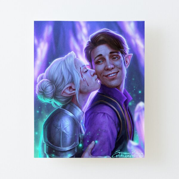 "My heart, my soul" Canvas Mounted Print